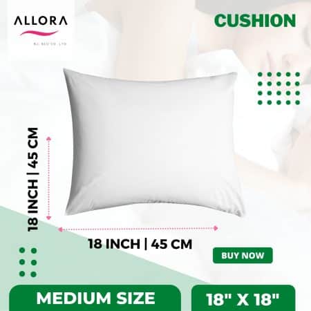 White Microfiber Filler Cushion (18″x18″)