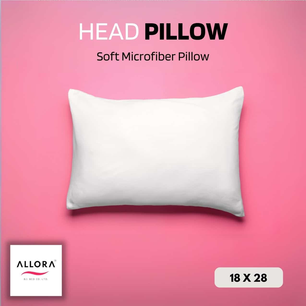 Microfiber Head Pillow (18″x28″)