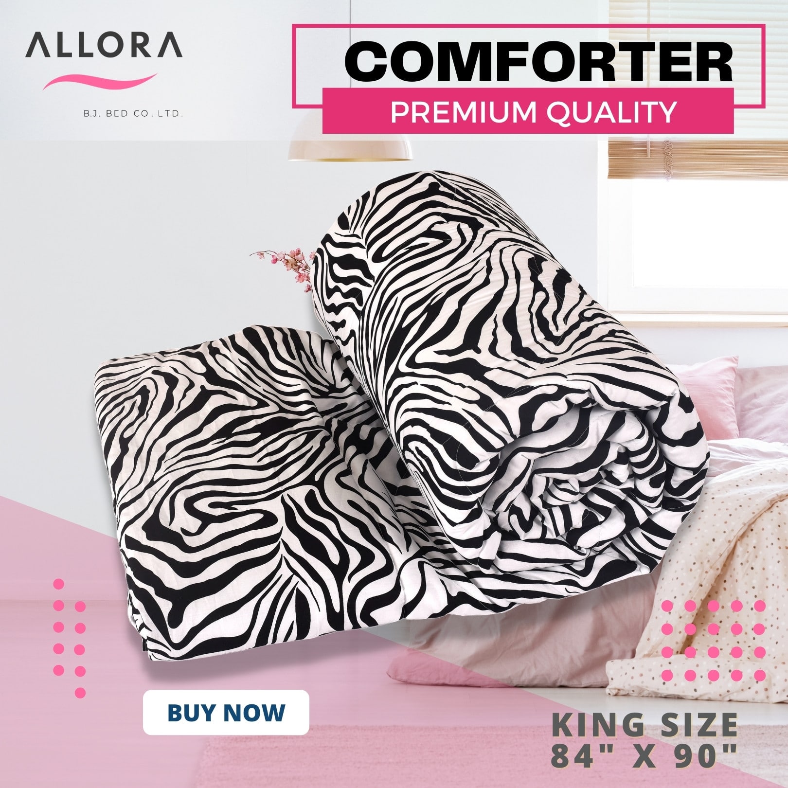Zebra Print King Size Comforter Price In Bangladesh