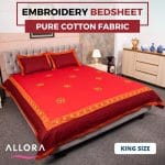 Bridal Embroidery Bedsheet