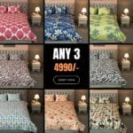 Buy Any 3 Bed Sheets - Bundle Buy