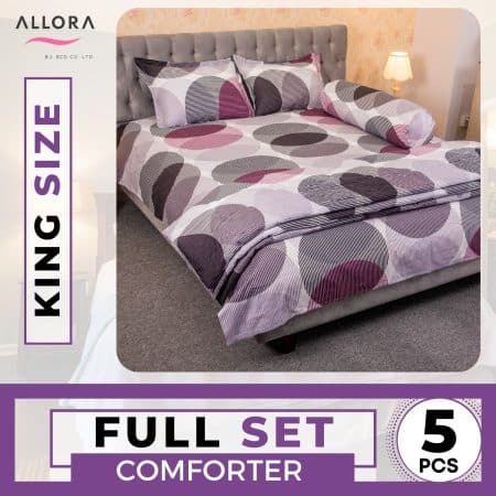 Circle Stripe Comforter Set