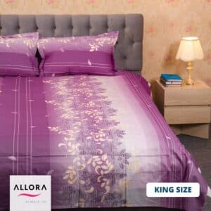 Purple colour bed sheet