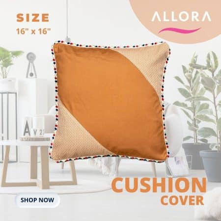 Dull Orange Cushion Cover