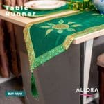 Table Runner Green