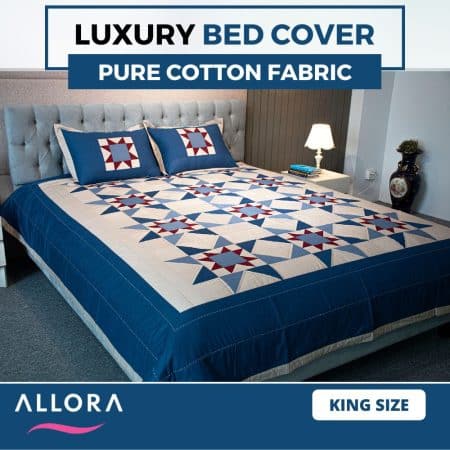 Multi Star Design Bed Cover