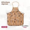 Brown kitchen apron