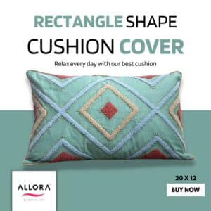 rectangle shape cushion cover