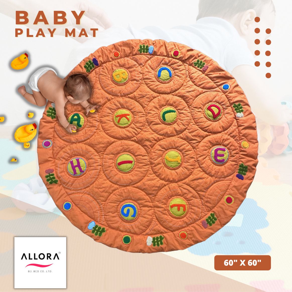 Baby learning playing mat for newborn kids