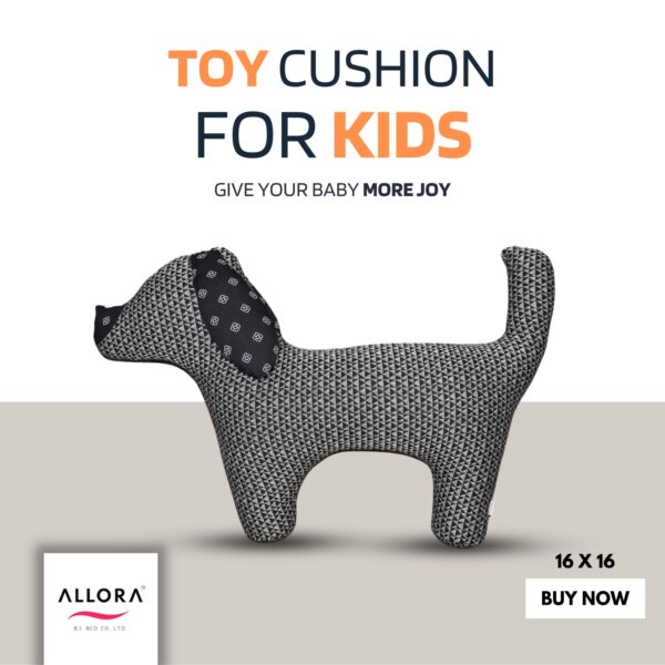 Toy cushion dog
