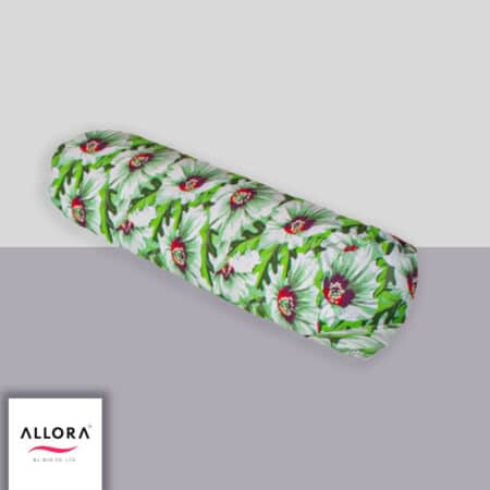 China Rose Side Pillow Case - Green