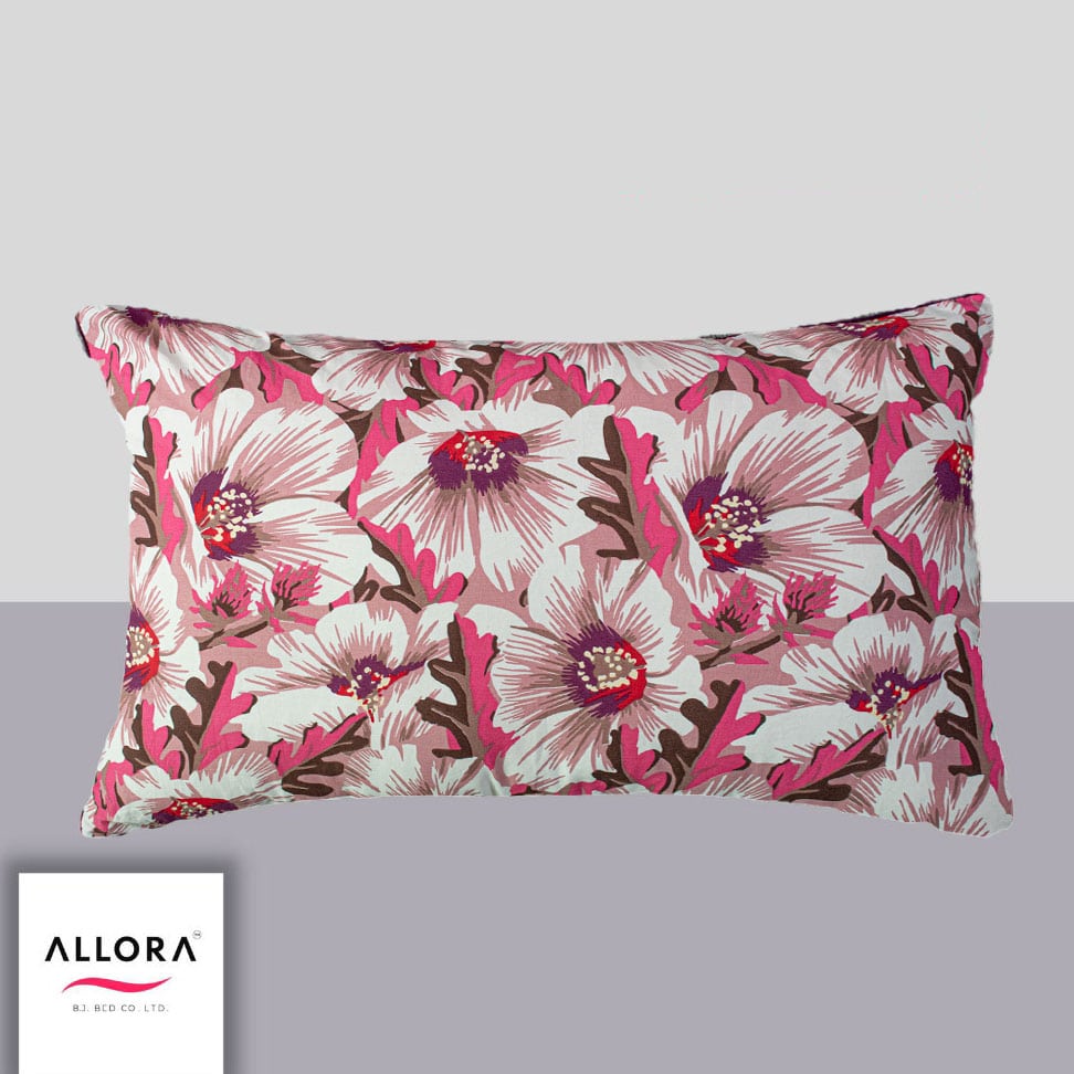 China Rose Head Pillow Case – Pink