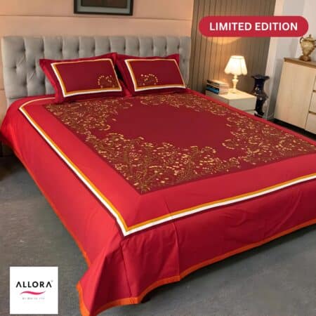 Bridal Embroidery Bedsheet