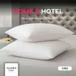 White Stripe Hotel Type Microfiber Pillow