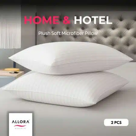 Home and hotel needs plus soft microfiber pillow