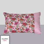 Pink & Green Flower – Head Pillow Cover