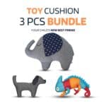 Toy Cushion - Any 3 Bundle