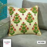 Tree Chenille Embroidery Cushion Cover