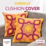 Chenille Cushion Cover - 2Pcs Combo