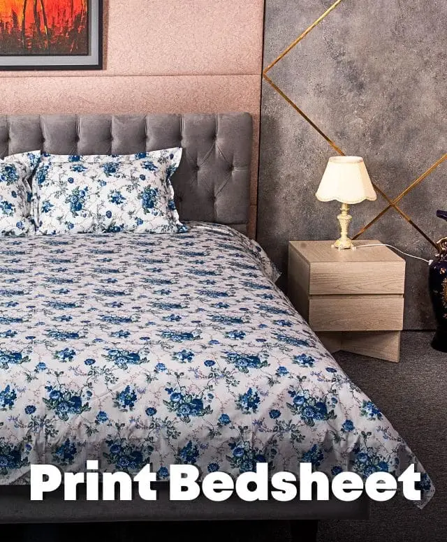 Allora printed bedsheet