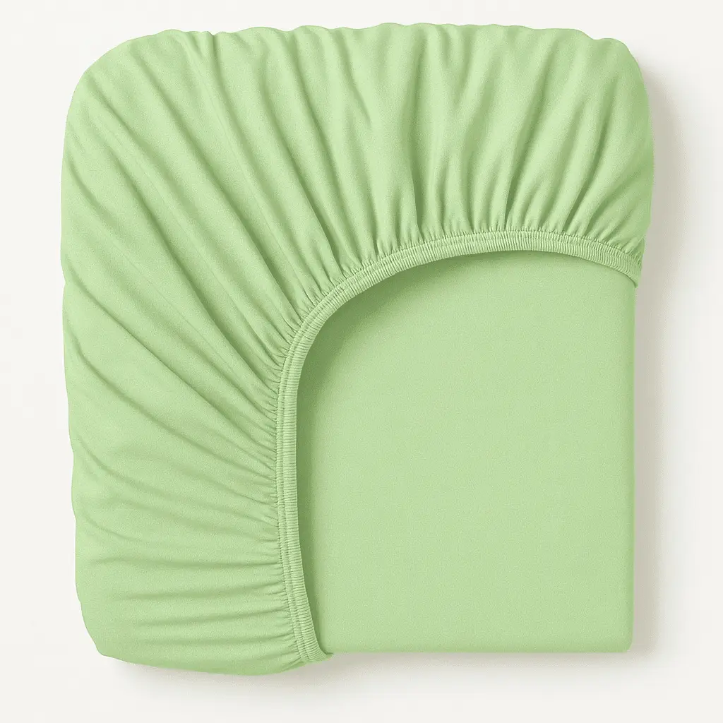 Allora Cotton Fitted Bed Sheet – Mint
