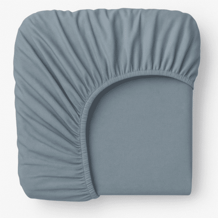 Allora Cotton Fitted Bed Sheet - Gray - Fitted 18