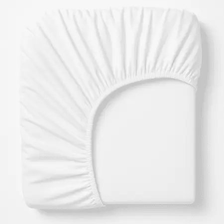 Allora Cotton Fitted Bed Sheet - White