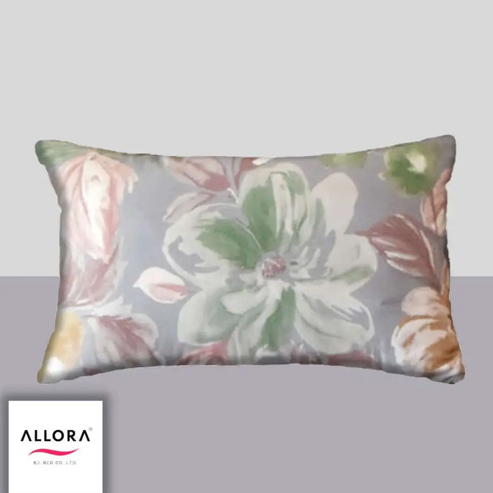 Watercolour – Head Pillow Cover – Grey