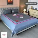 Moonlit Embroidered Bed Sheet