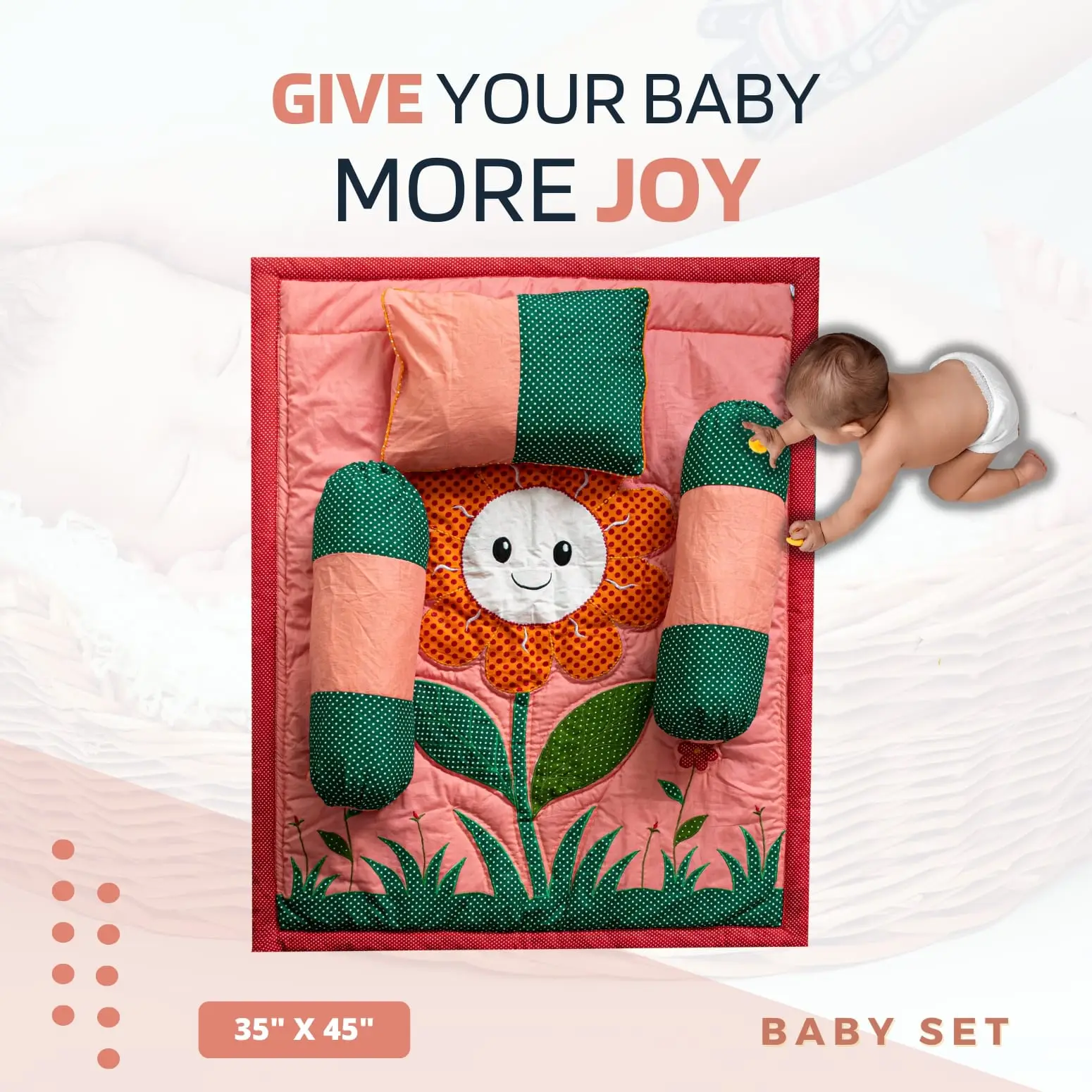 Baby Bedding Set – Sunflower