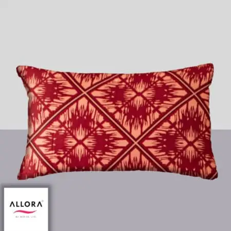 Maroon Pattern - Head Pillow Cover