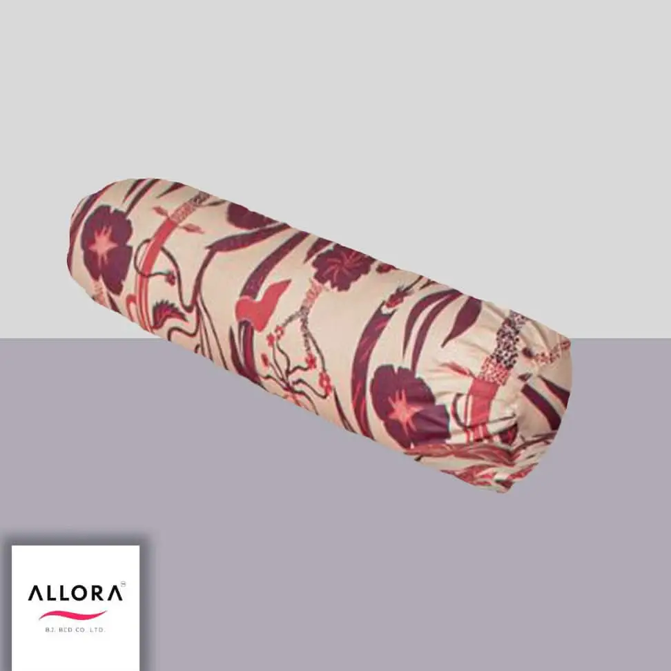 Wild Petal Side Pillow Cover - Wine