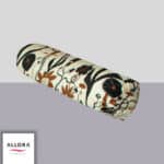 Wild Petal Side Pillow Cover - Black
