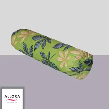 Leafscape Print Side Pillow Cover - Green