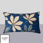 Leafscape Head Pillow Cover - Blue