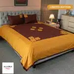 Amber Court Embroidered Bed Sheet