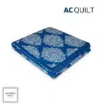 Regal Block Motif AC Quilt – Blue