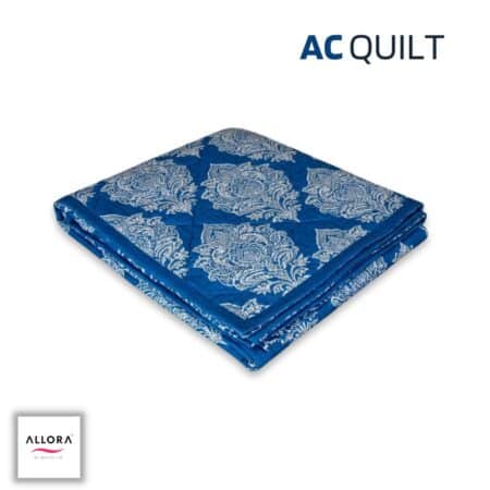 Regal Block Motif AC Quilt – Blue