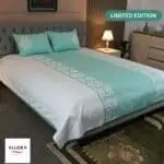 Mint Majesty Embroidered Bedsheet